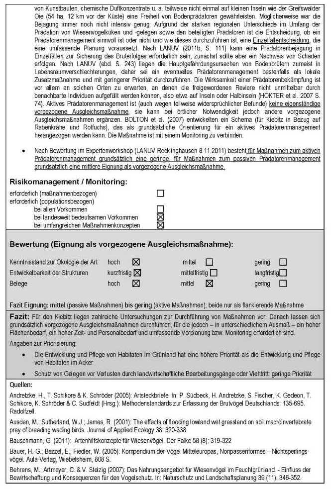 Beispiel aus Steckbrief