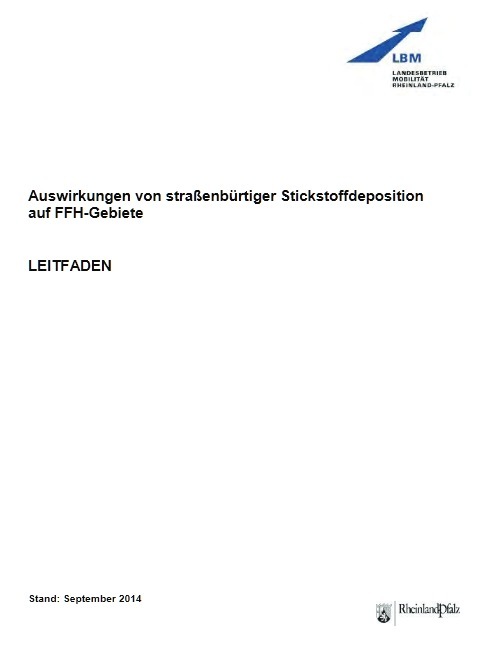 Deckblatt Stickstoffleitfaden RLP Deckblatt Stickstoffleitfaden RLP
